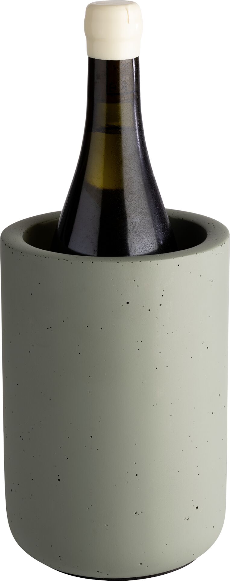 Flaschenkühler "Element" Beton olivgrün