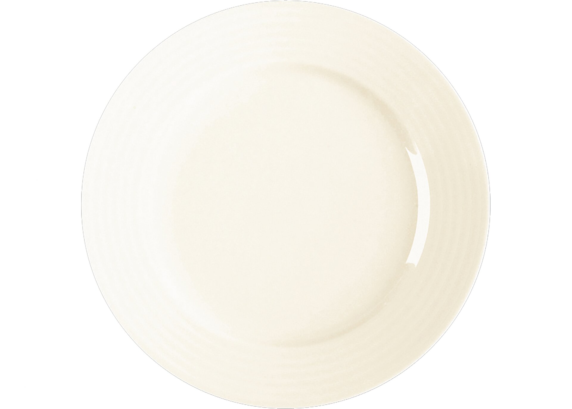 Teller flach 310 mm crème