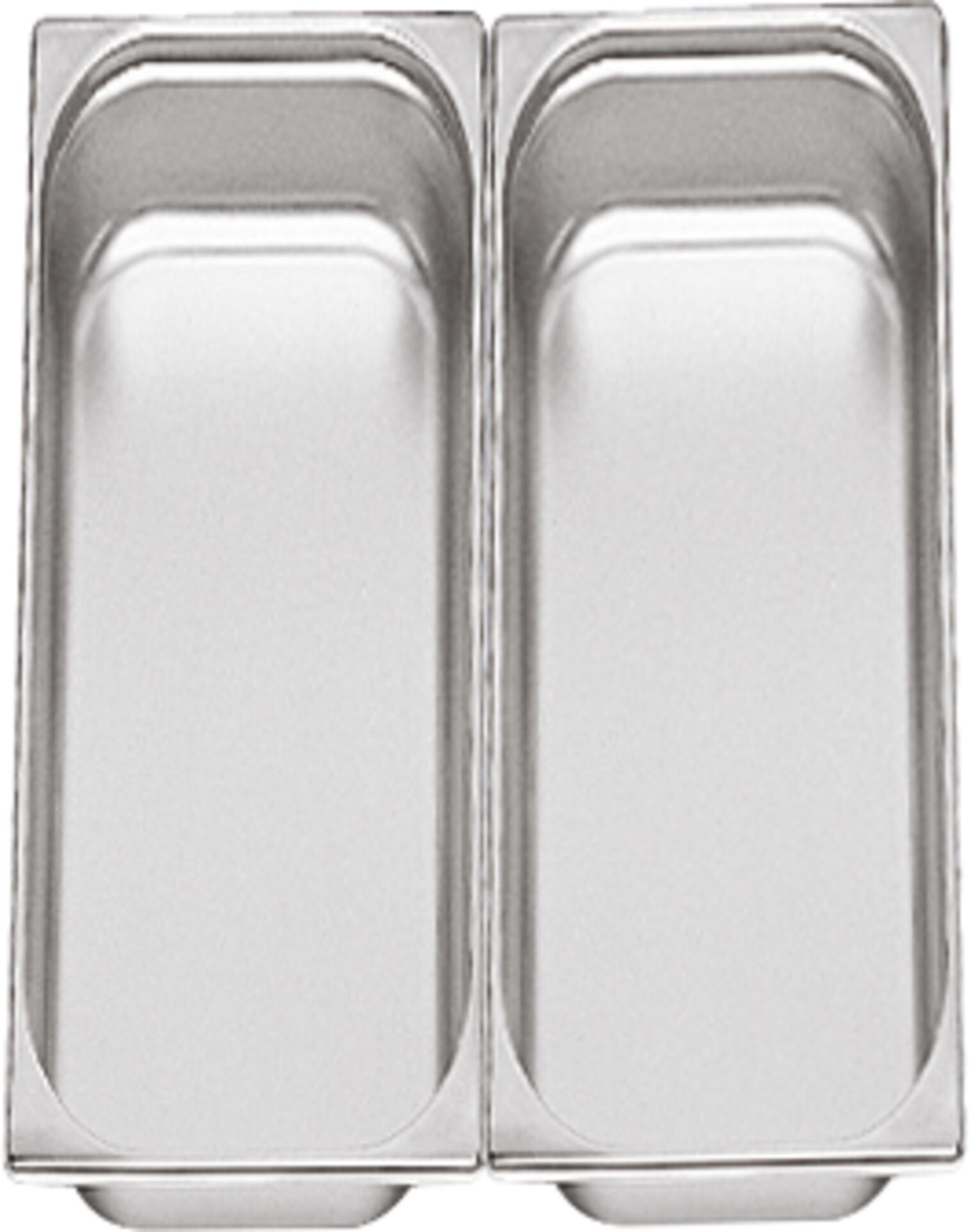 GN-Behälter 2/4 Edelstahl 100 mm tief