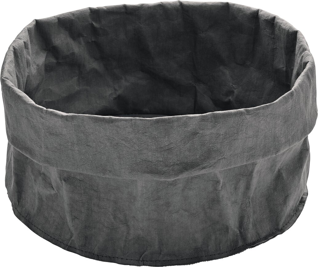 Brot Paperbag rund 300 x 300 x 160 mm grau Cesto