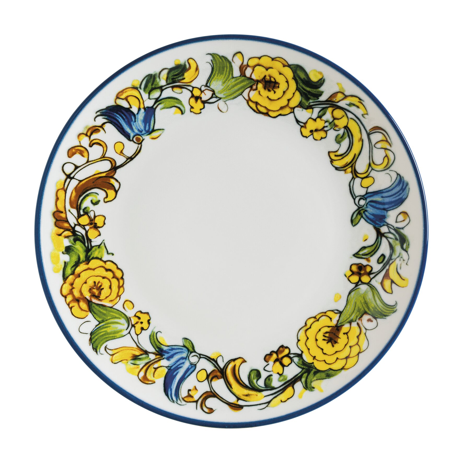 Teller flach Gourmet 305 mm mehrfarbig Albufera Mid White