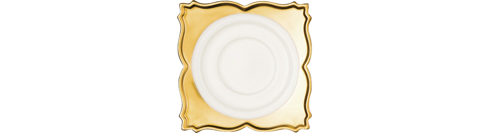 Untertasse 120 mm Princess Golden für KQCU09/KQCU09M crème Golden Ultra