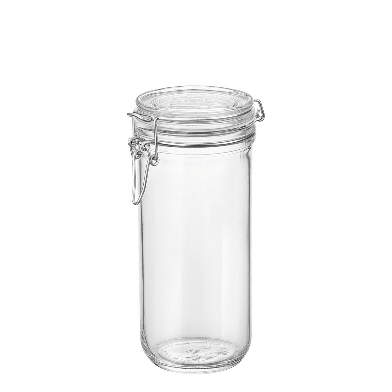 Einmachglas rund 98 mm / 1,00 l mit Bügelverschluss Fido
