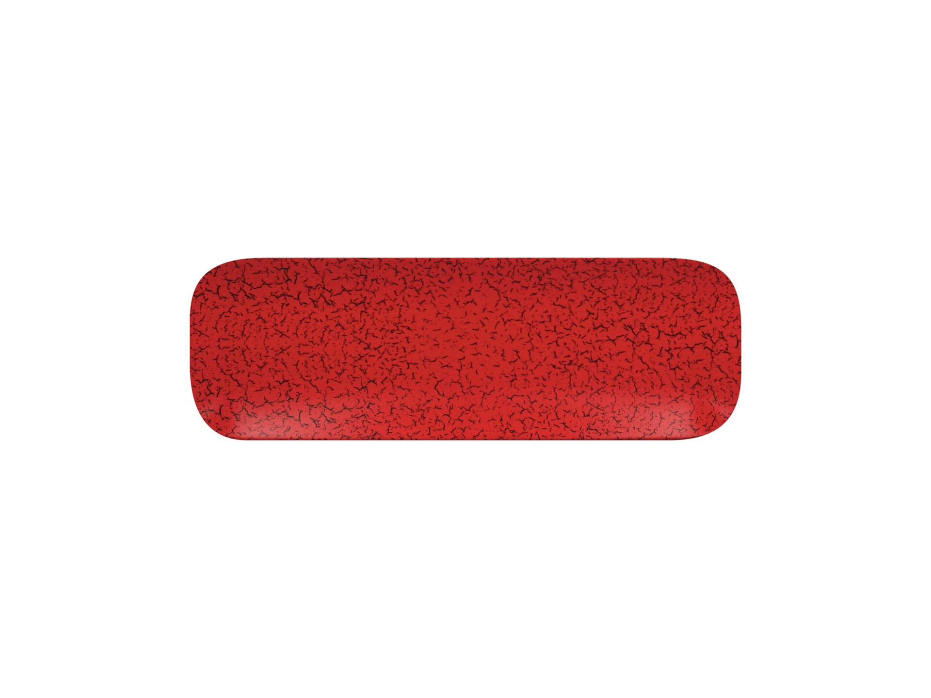 Platte rechteckig 330 x 110 mm rot
