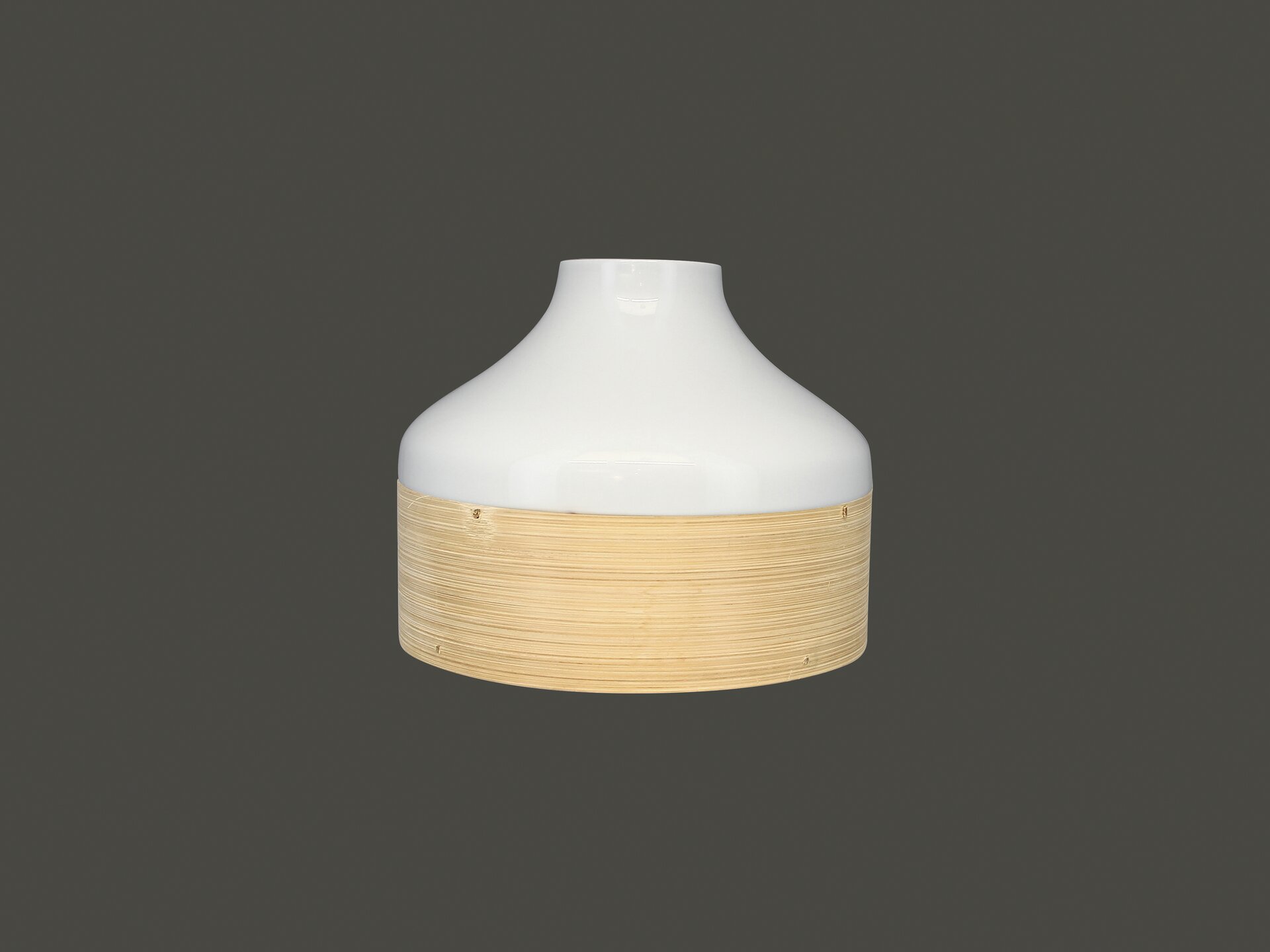 Schale rund 152 mm plain-white auch als Cloche für Bambusdämpfer 150 mm Moon