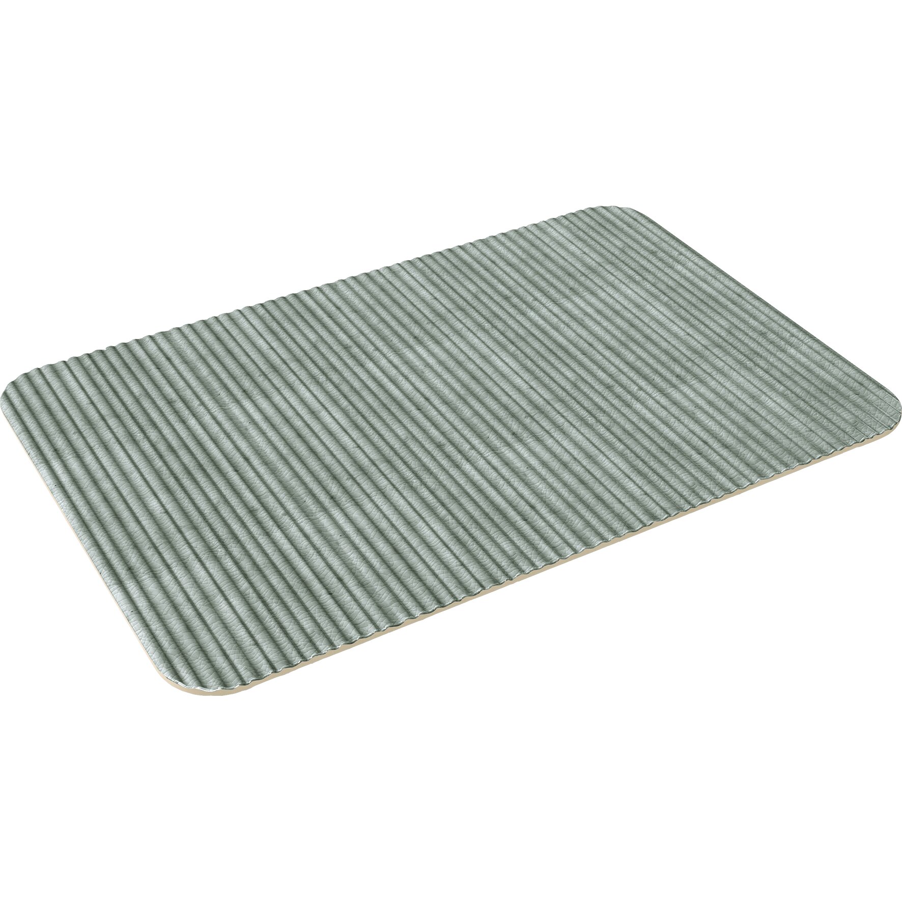 Platte eckig Relief 300 x 180 mm grau Nara grau