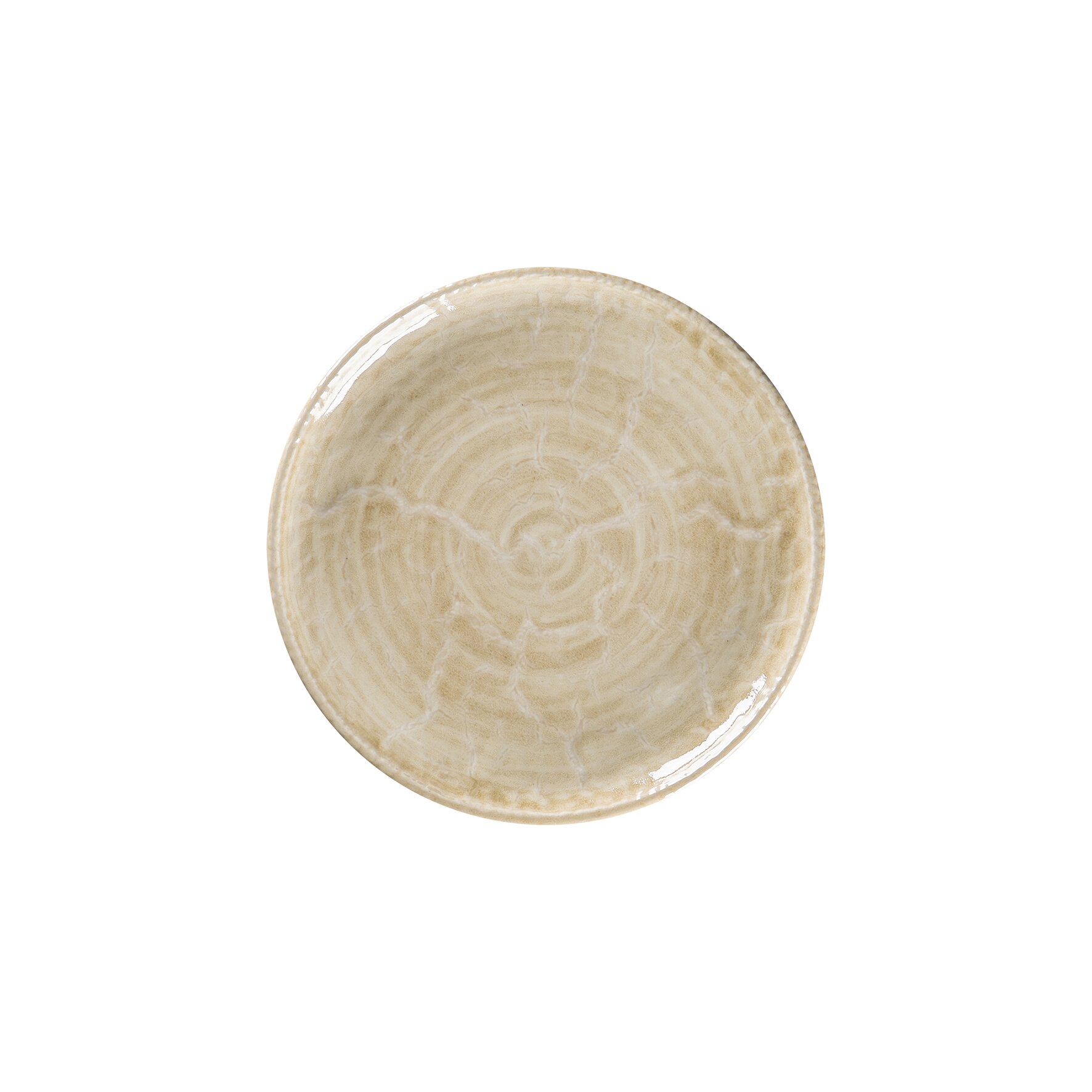Coupteller flach rund 209 mm Vanilla beige Krush Vanilla Beige