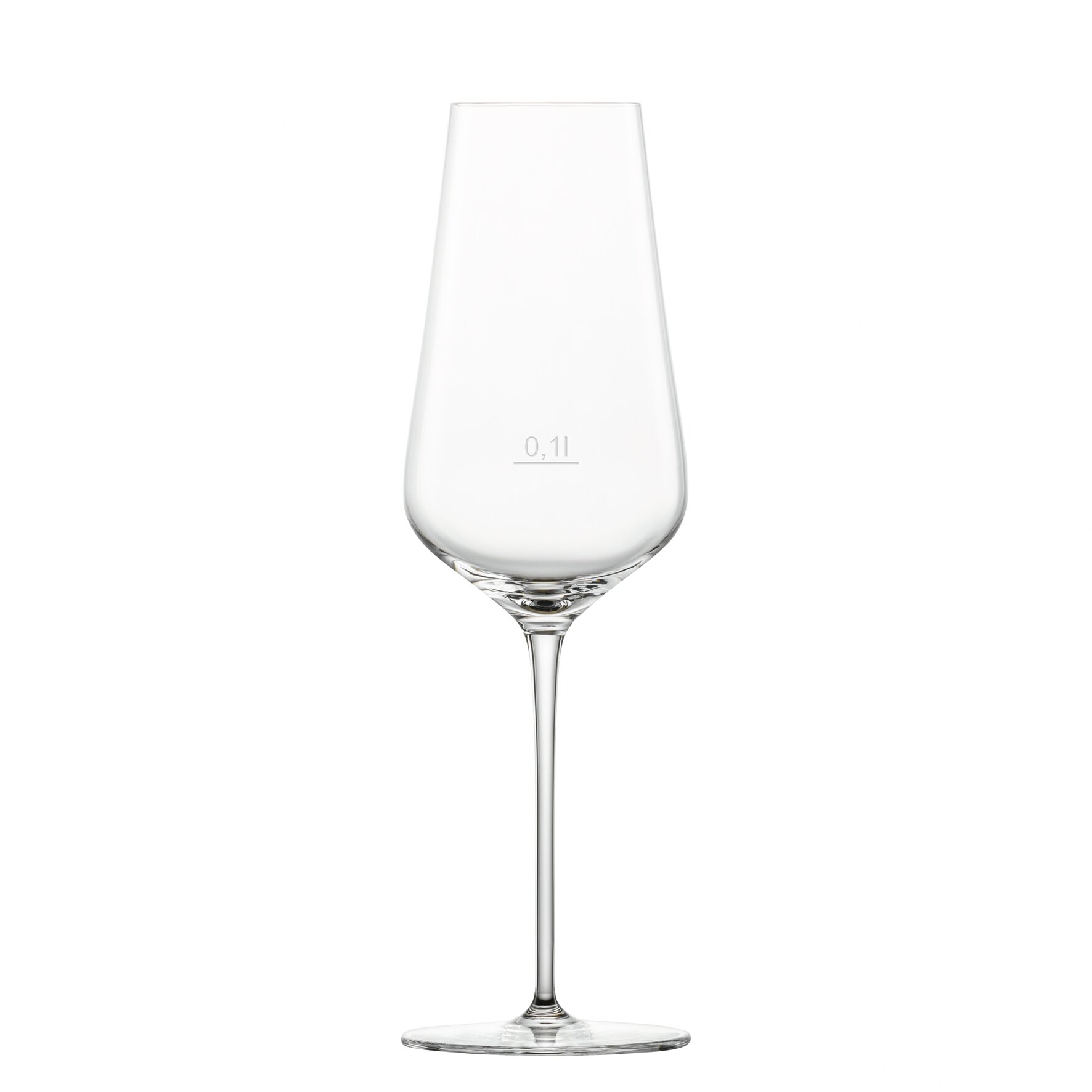 Champagnerglas mit Moussierpunkt 76 mm / 0,38 l 0,10 /-/ Fusion