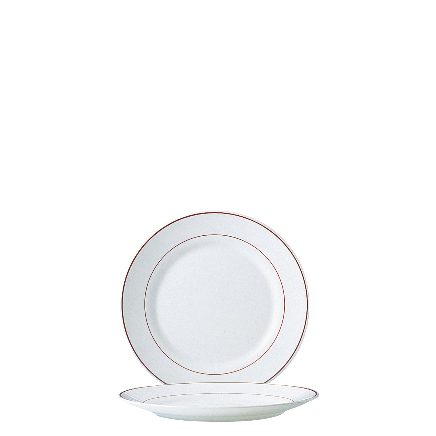 Teller flach 155 mm bordeaux