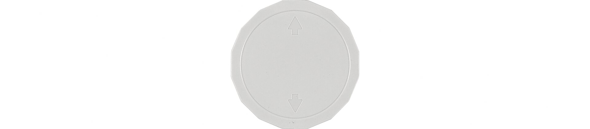 Kaffeekannen-Deckel rund / flach 92 mm grau
