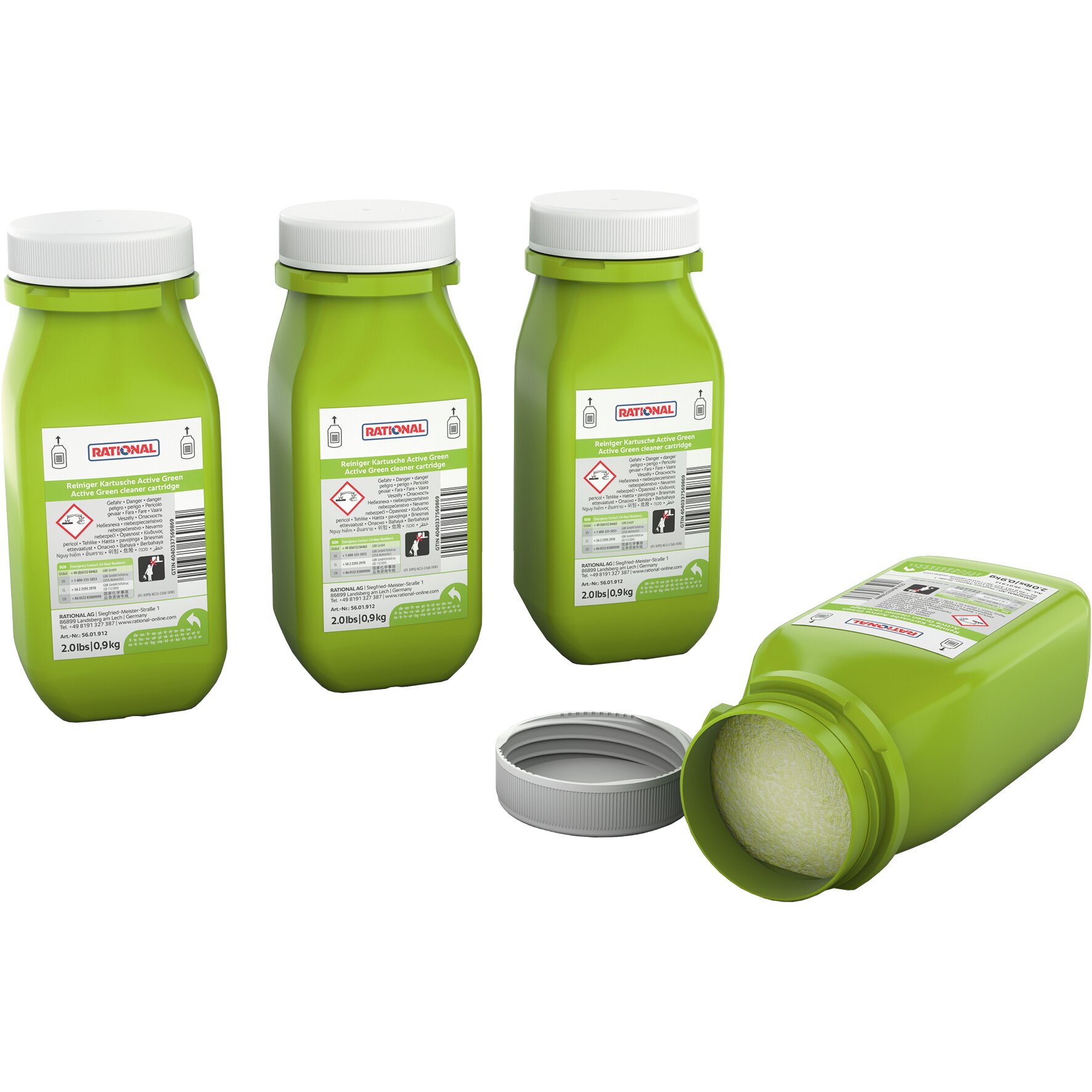 Reiniger Kartusche Active Green (6 Stück)