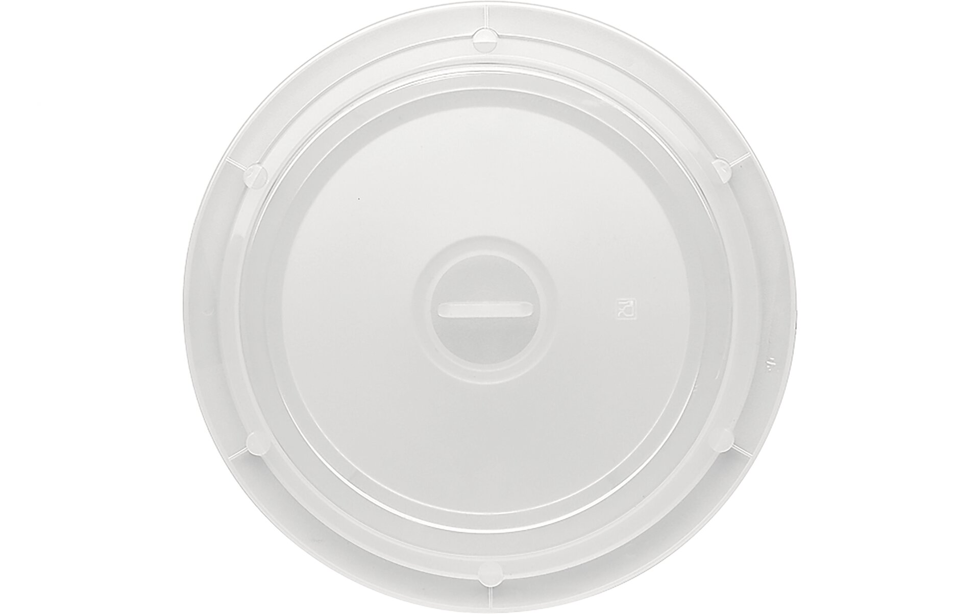 Cloche mit Griff / rund / hoch 264 mm milchig-transparent