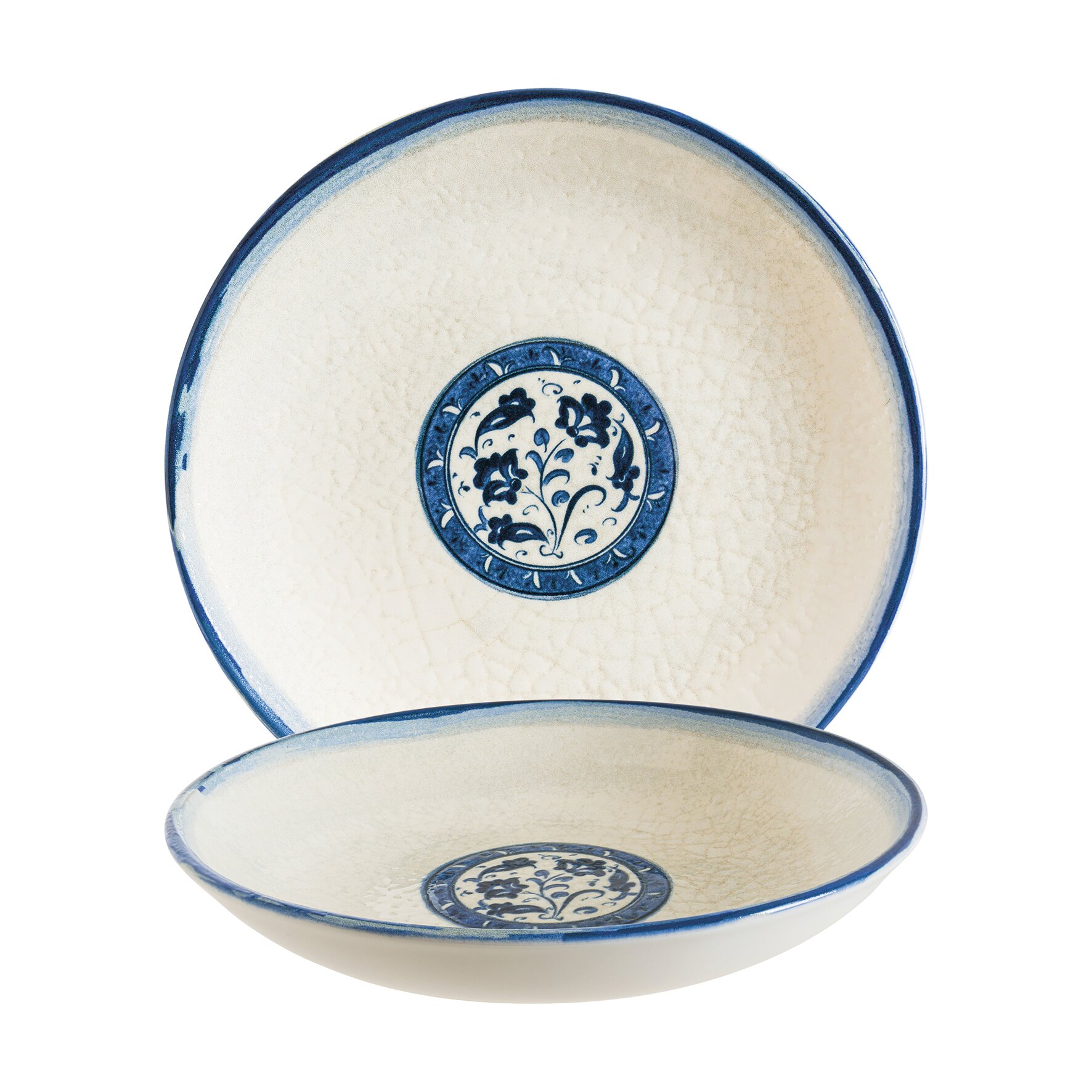 Teller tief Bloom 250 mm / 1,30 l blau Esnaf Line