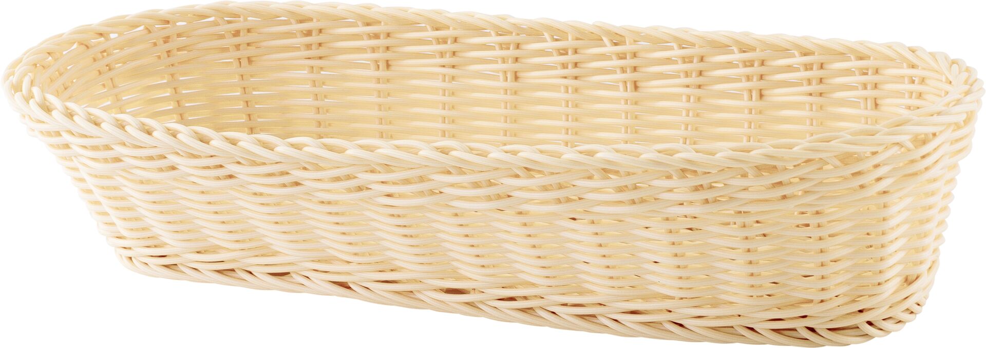 Korb länglich 37x15x8cm beige