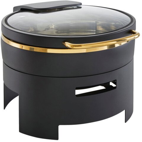 Chafing Dish Induction Plus rund / schwarz / gold Excellent