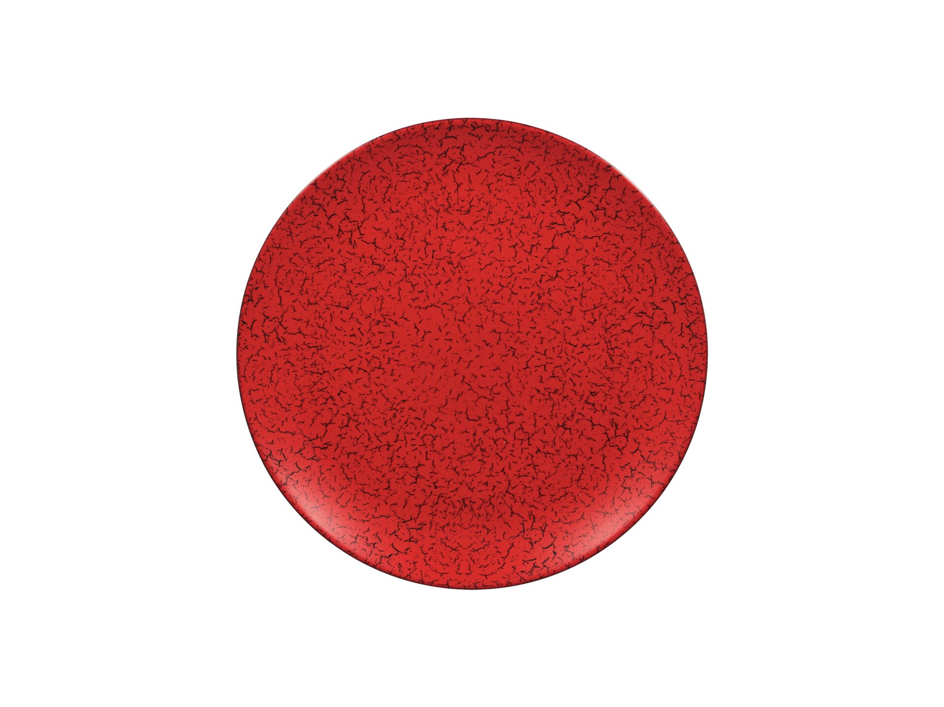 Coupteller flach 270 mm rot