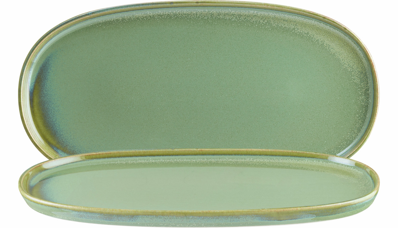 Platte oval Hygge 340 x 175 mm Sage