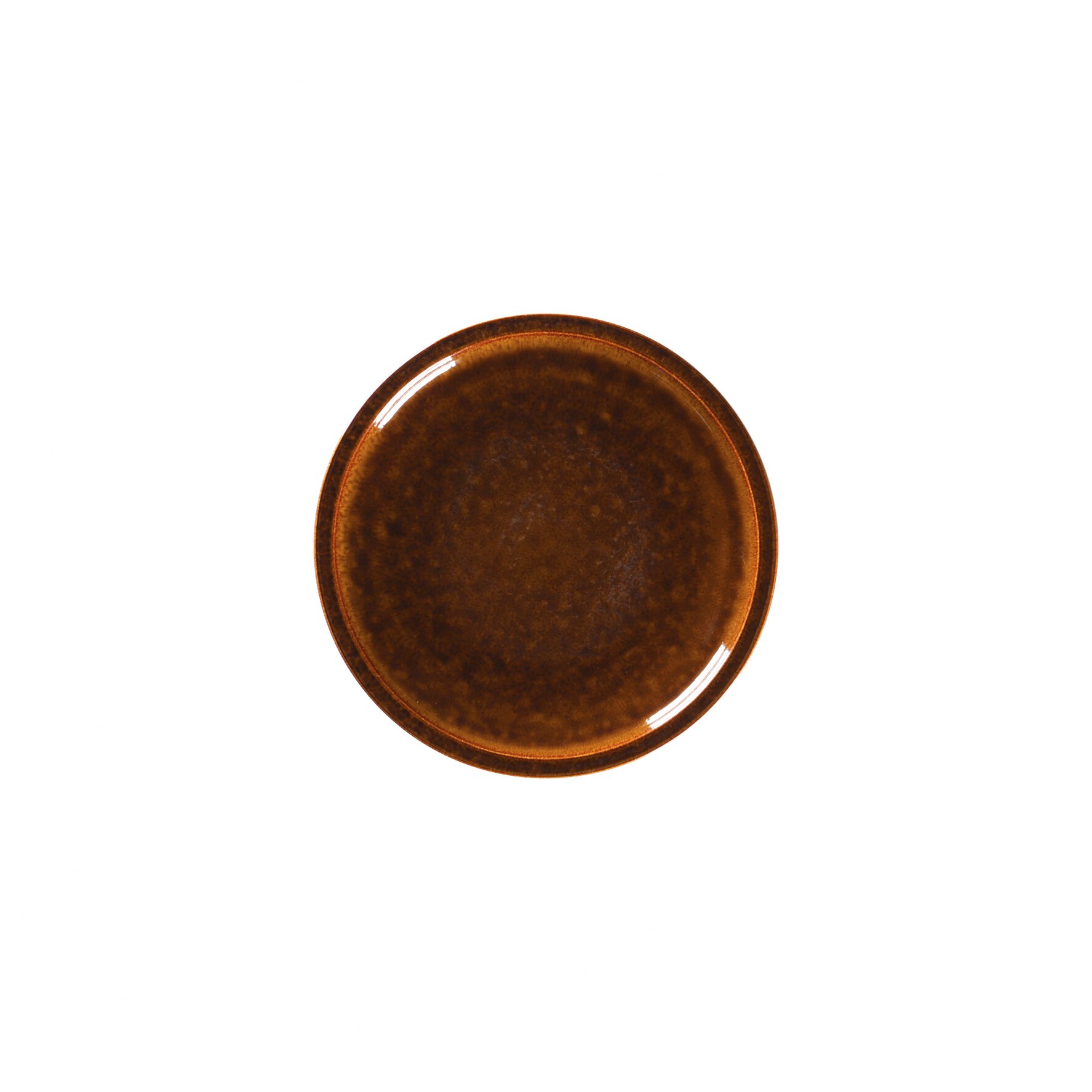 Teller flach coup 162 mm honey brown Ease Honey Brown