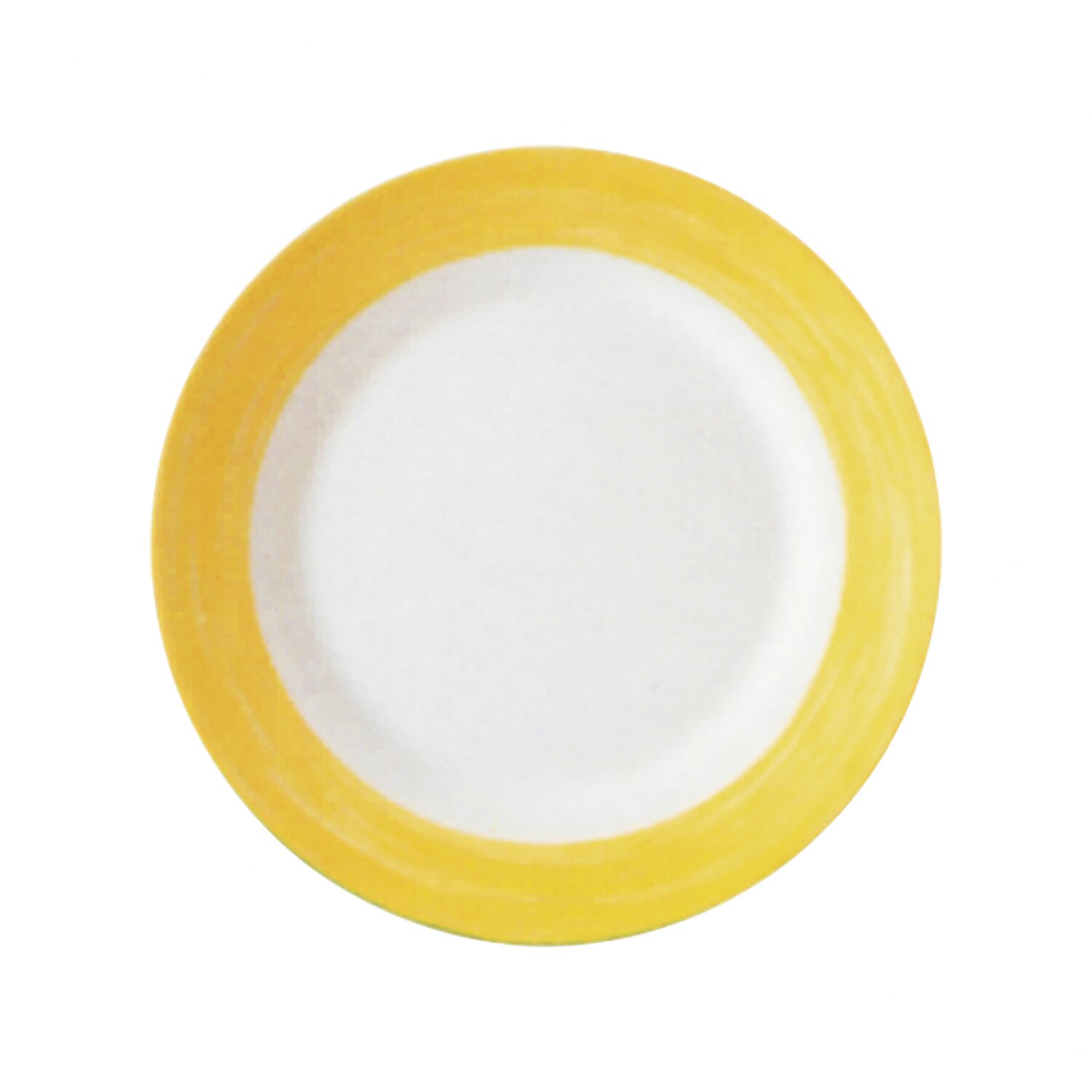 Restaurant Teller flach 250 mm gelb VP 6/48/864 Brush Yellow