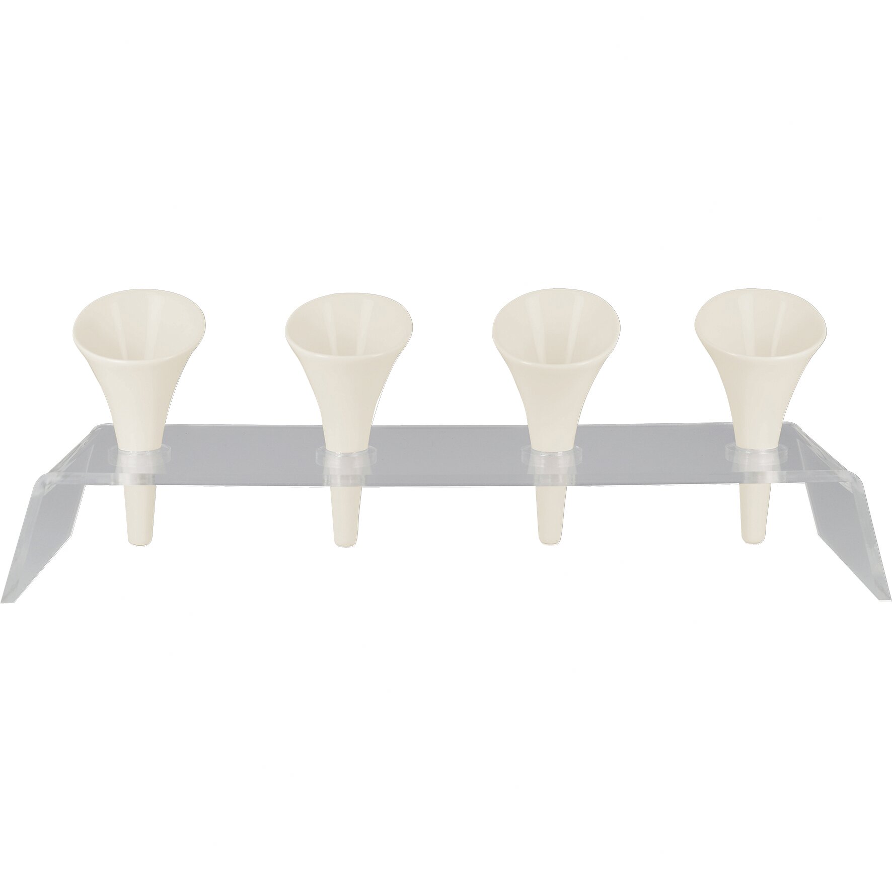 Schale konisch picked 70 mm plain-white