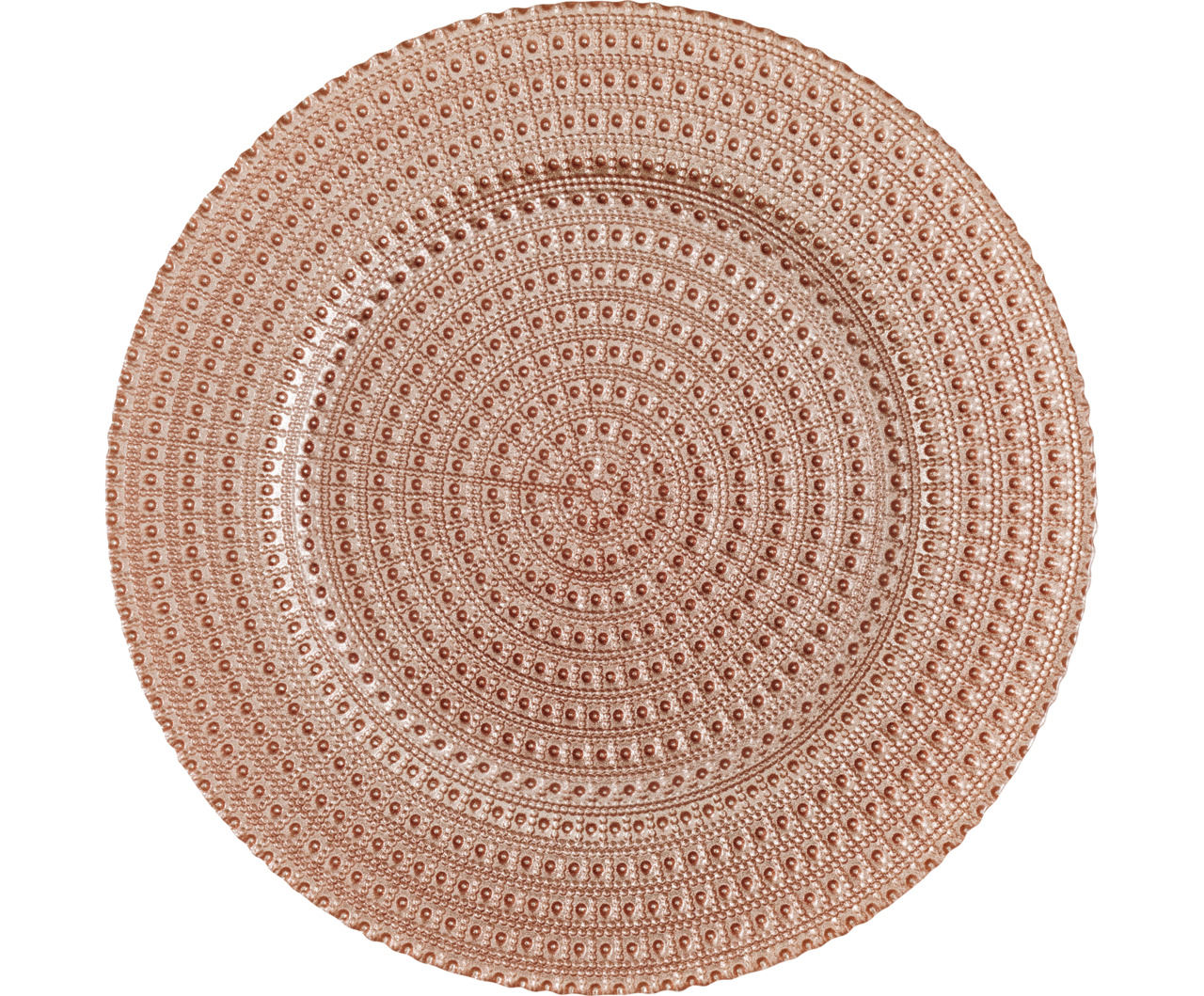 Glas-Platzteller 330 mm puder Accessoires