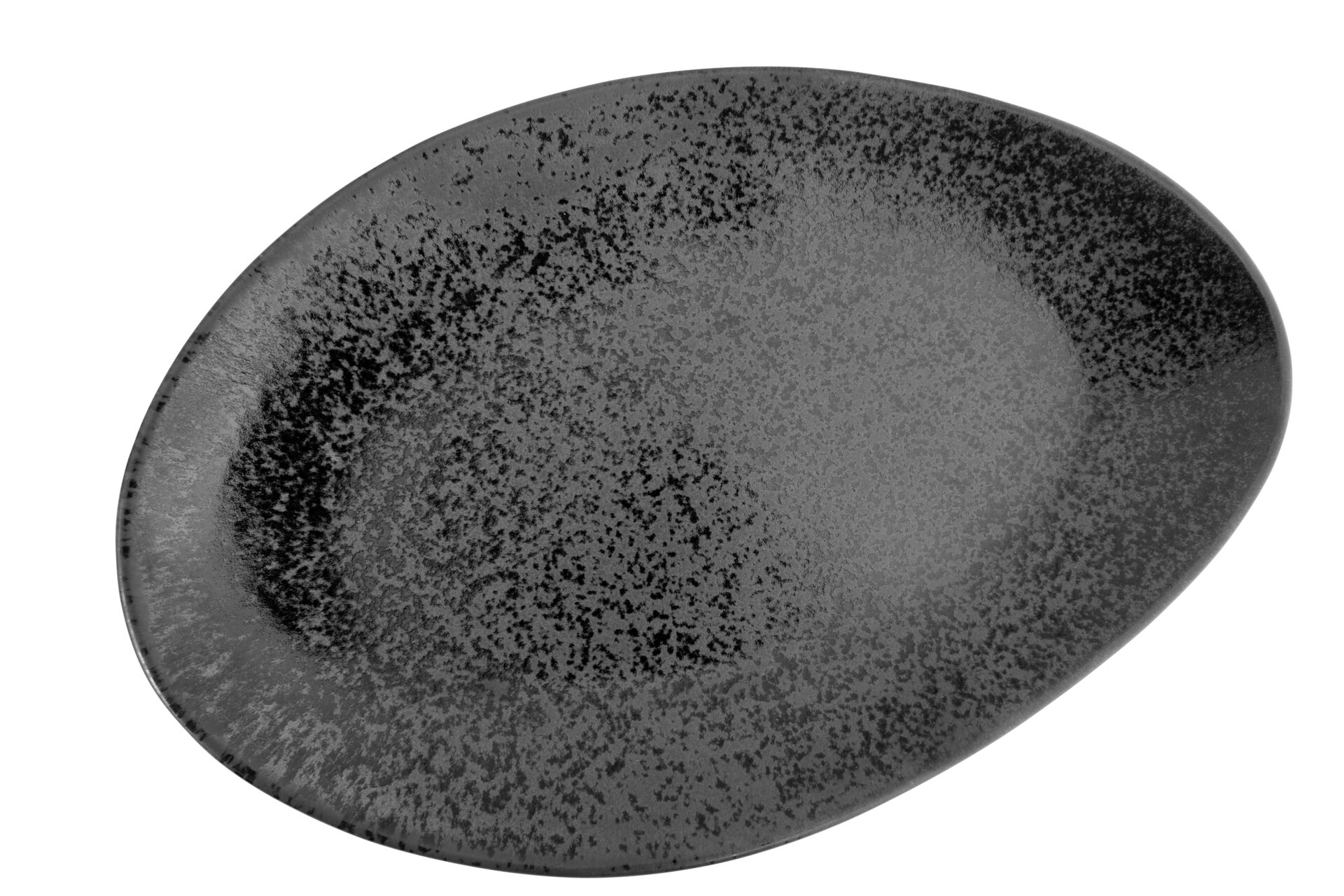Porzellanserie "Ebony" Teller flach oval