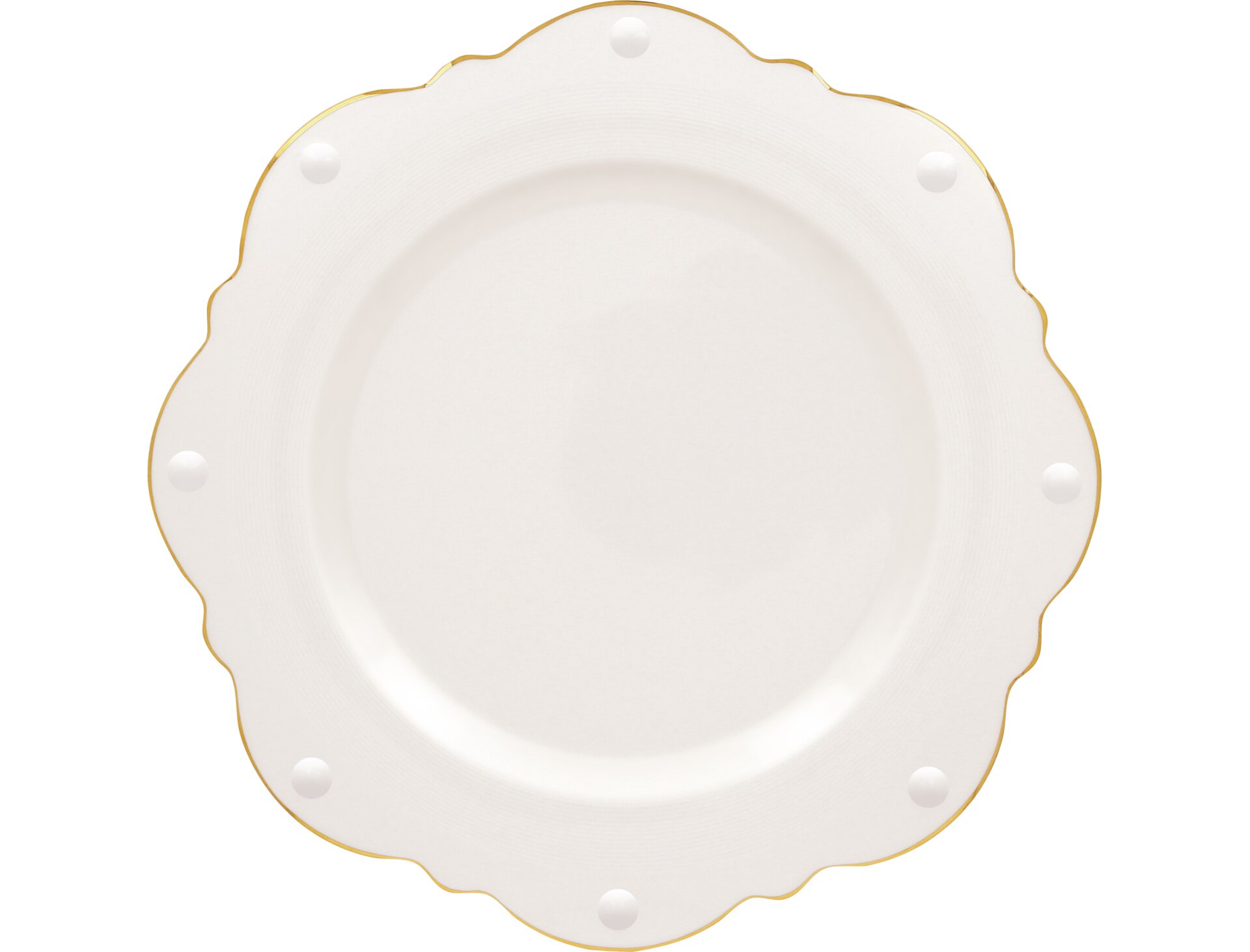 Teller festoniert Princess 330 mm crème Pure Ultra
