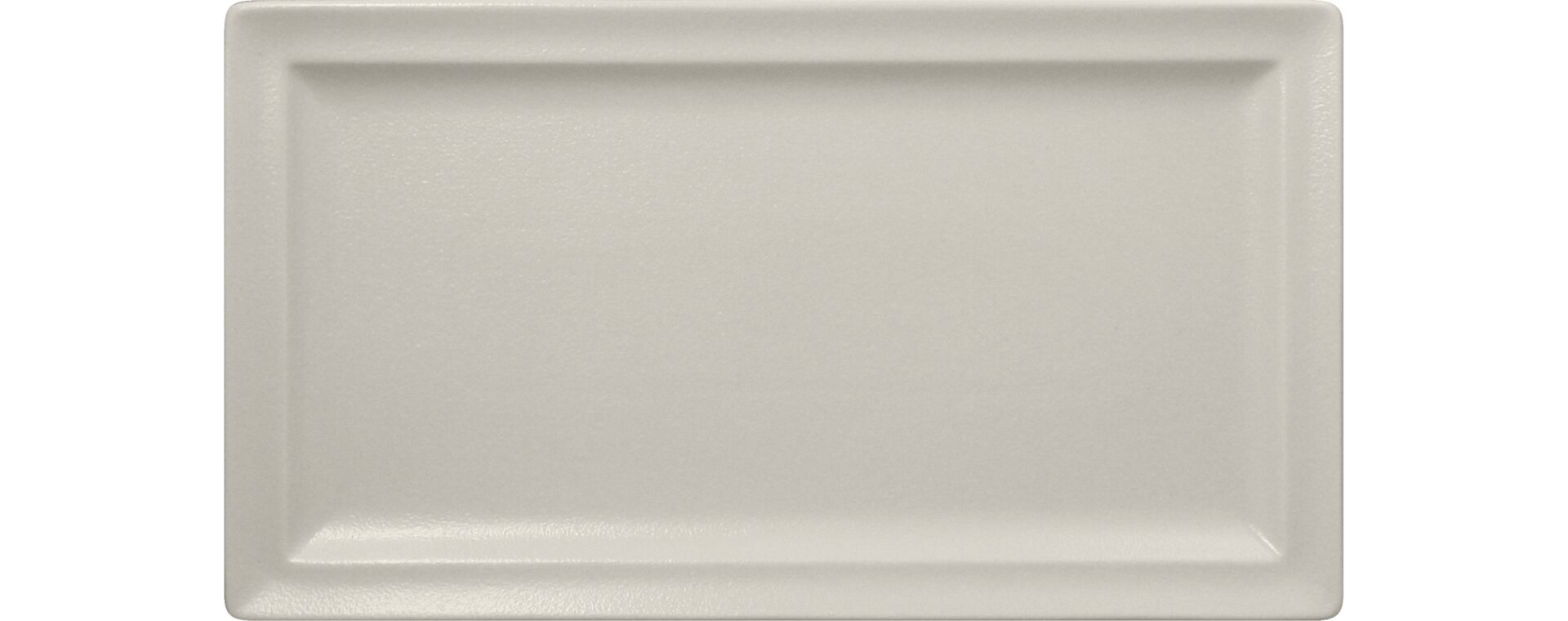 Teller flach rechteckig 380 x 210 mm sand Neofusion