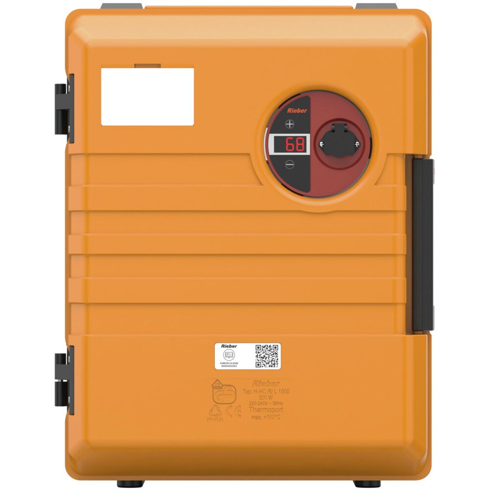 thermoport K 1000 D-FLAT umluftbeheizt orange