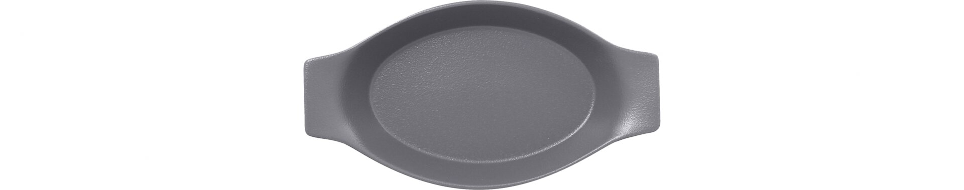 Schale oval mit Griffen 200 x 110 mm / 0,20 l stone