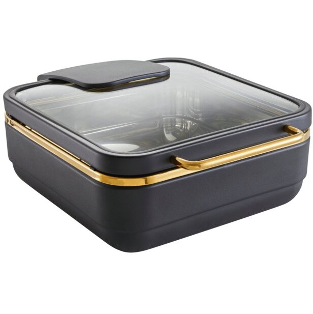 GN-Chafing Dish GN 2/3 Induction Plus / schwarz / gold Excellent