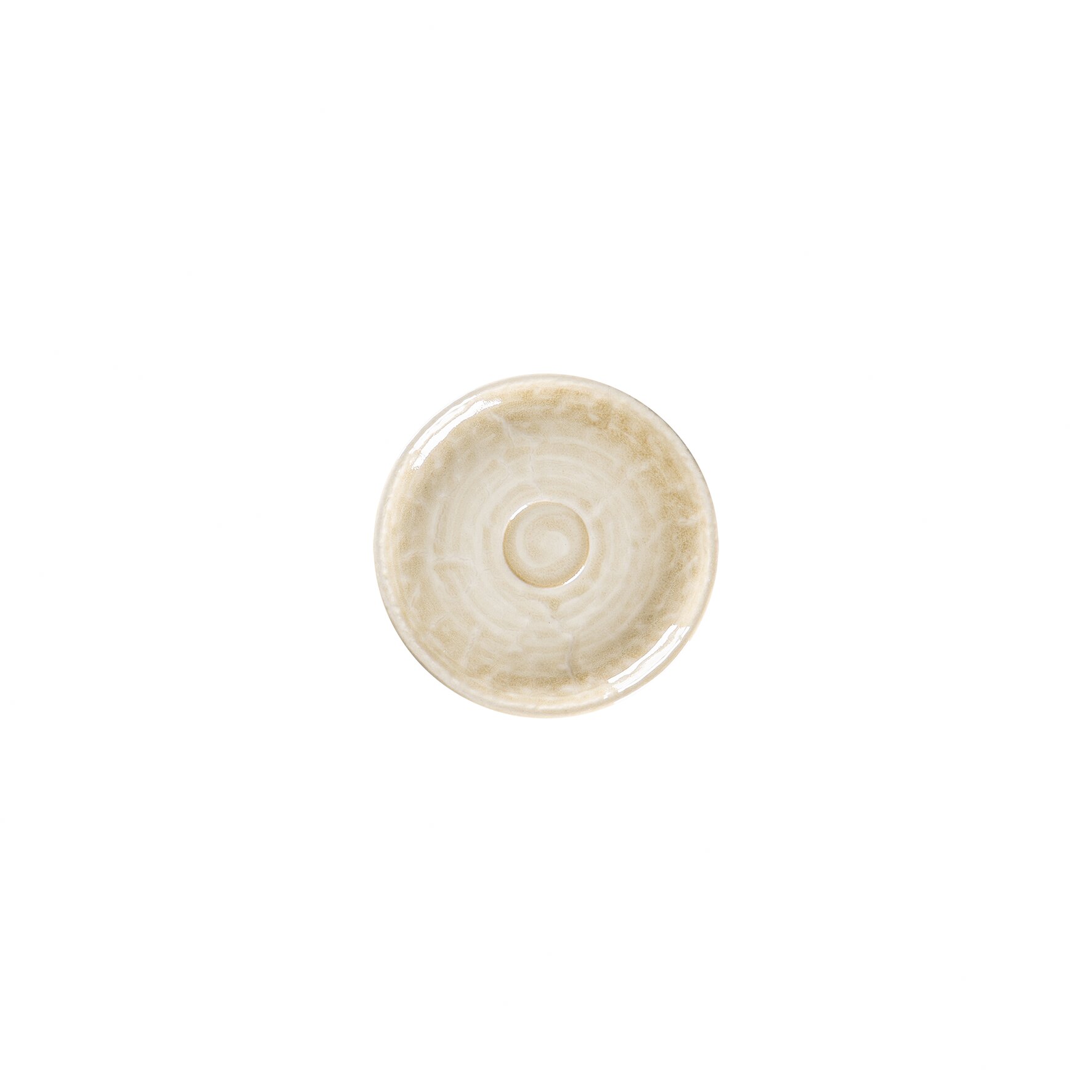 Untertasse rund 130 mm Vanilla beige Krush Vanilla Beige