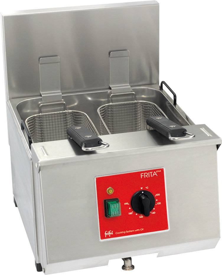 Elektro-Fritteuse 1 x 9,50 l /  Füllmenge Korb 1,00 kg