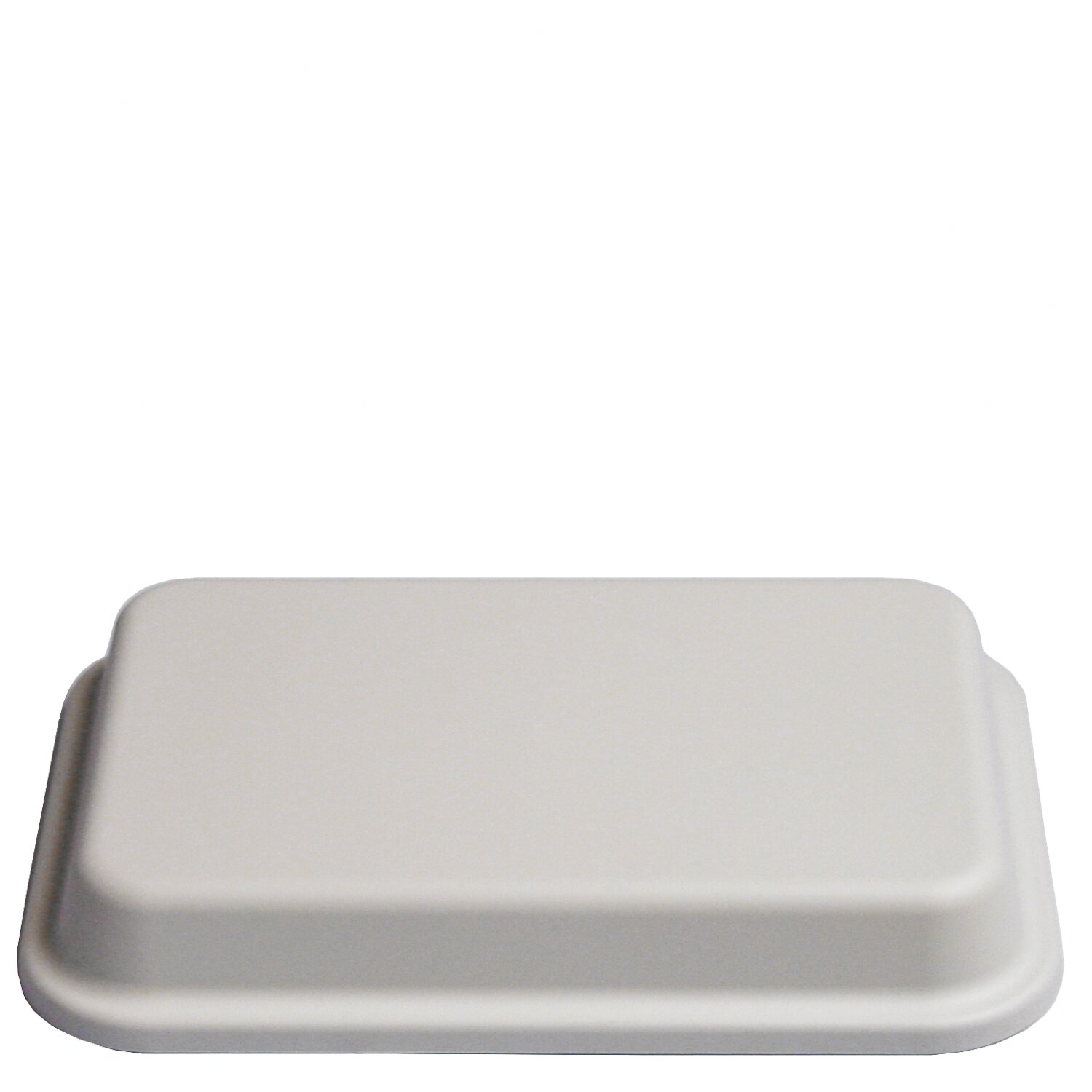 Cloche PP niedrige Form 283 x 202 x 36 mm grau bis 160°C