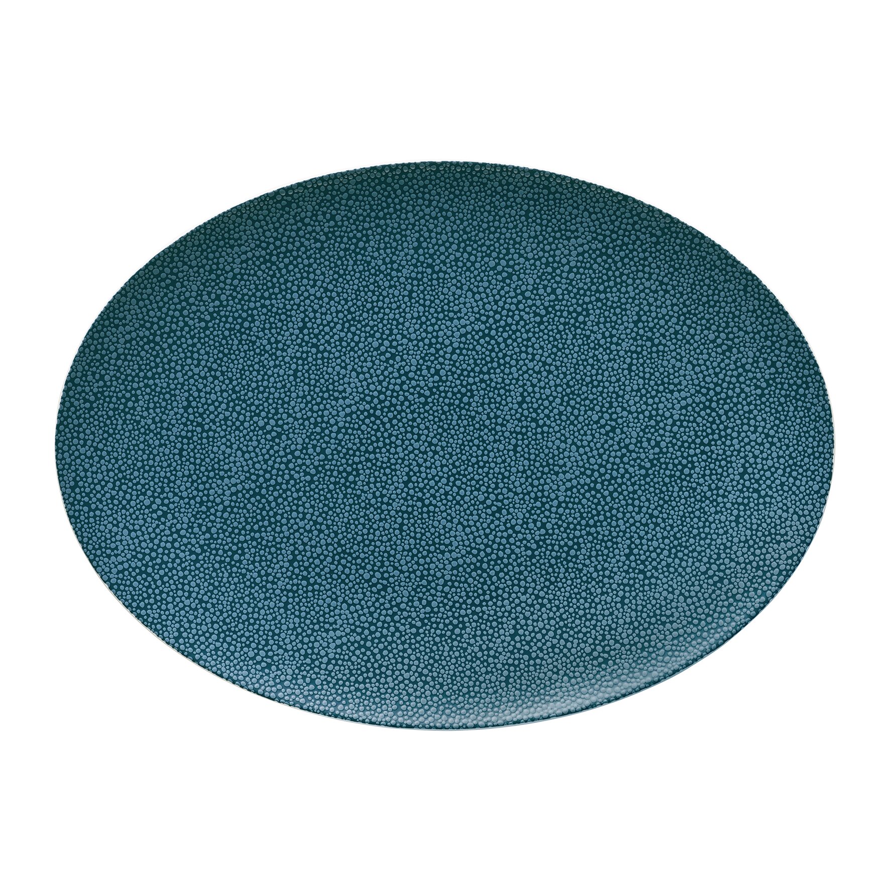 Coupplatte oval 370 x 272 mm ocean