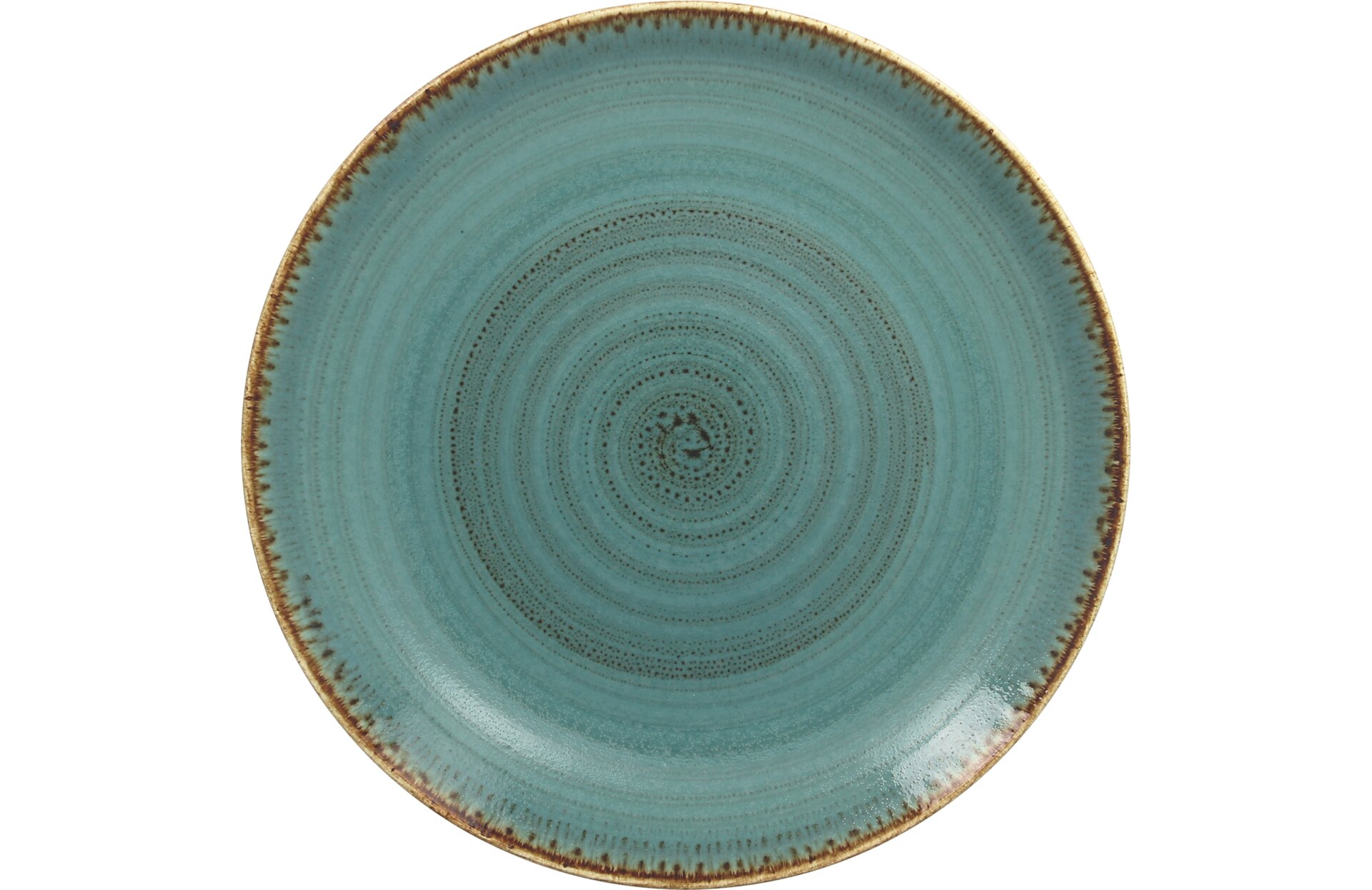 Coupteller flach 290 mm lagoon Twirl