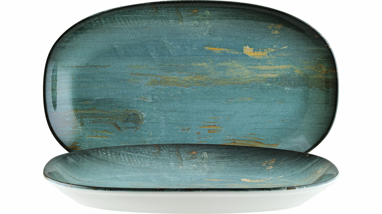 Platte oval Gourmet 290 x 170 mm Madera Mint