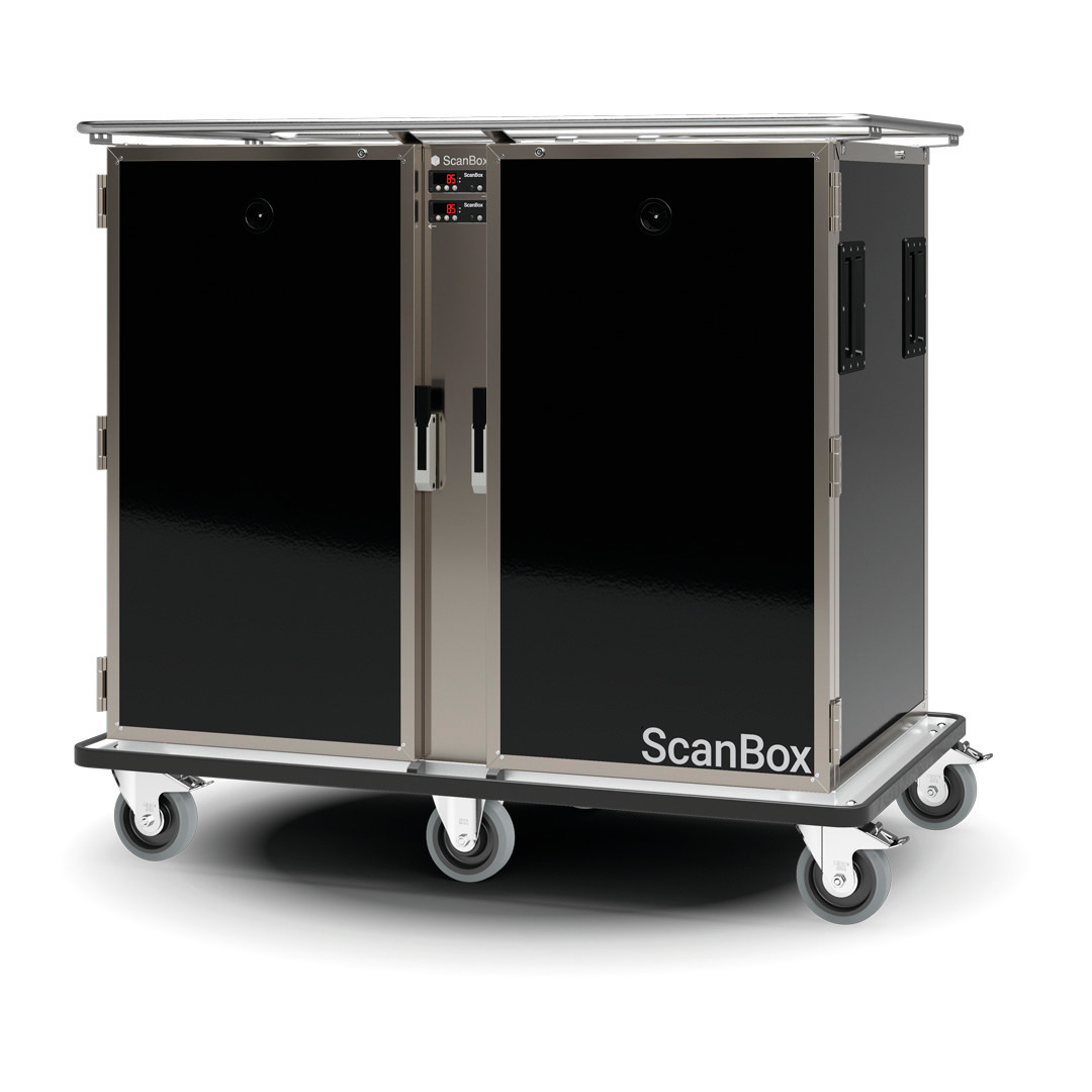 Speisentransportwagen 2 x 12 Einschüben GN 2/1-65 Umluftheizung