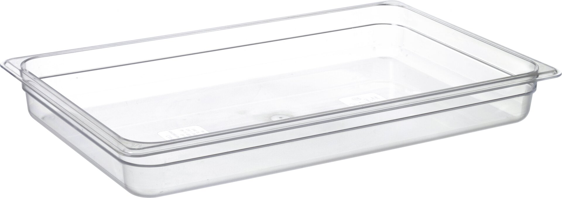 GN-Behälter GN 1/1 530 x 325 x 65 mm Polycarbonat transparent