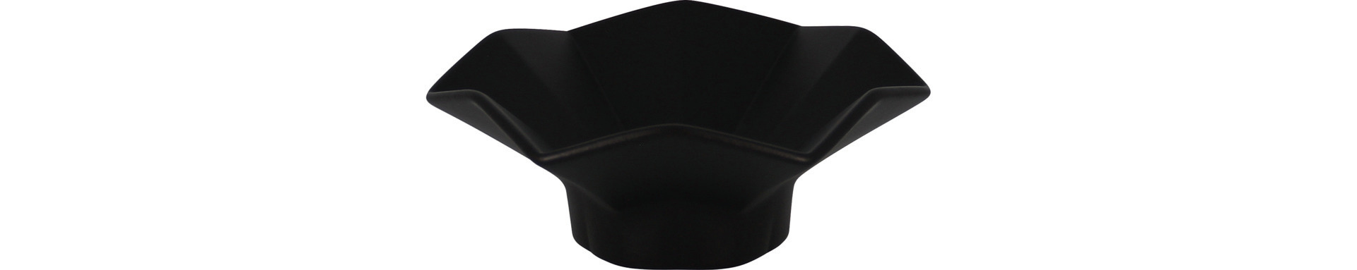 Schale in Blumenform 160 mm / 0,21 l black