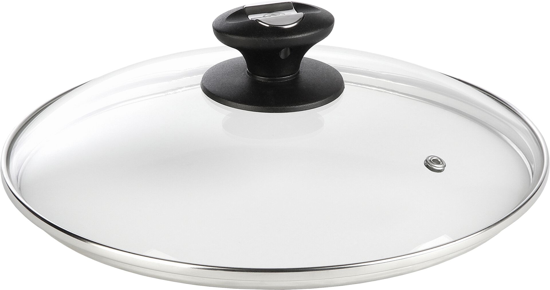 Glas-Deckel mit Dampfloch 32 cm