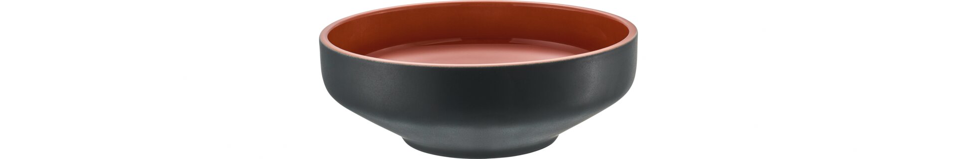 Bowl 120 mm / 0,27 l terrakotta / anthrazit Shiro Komodo