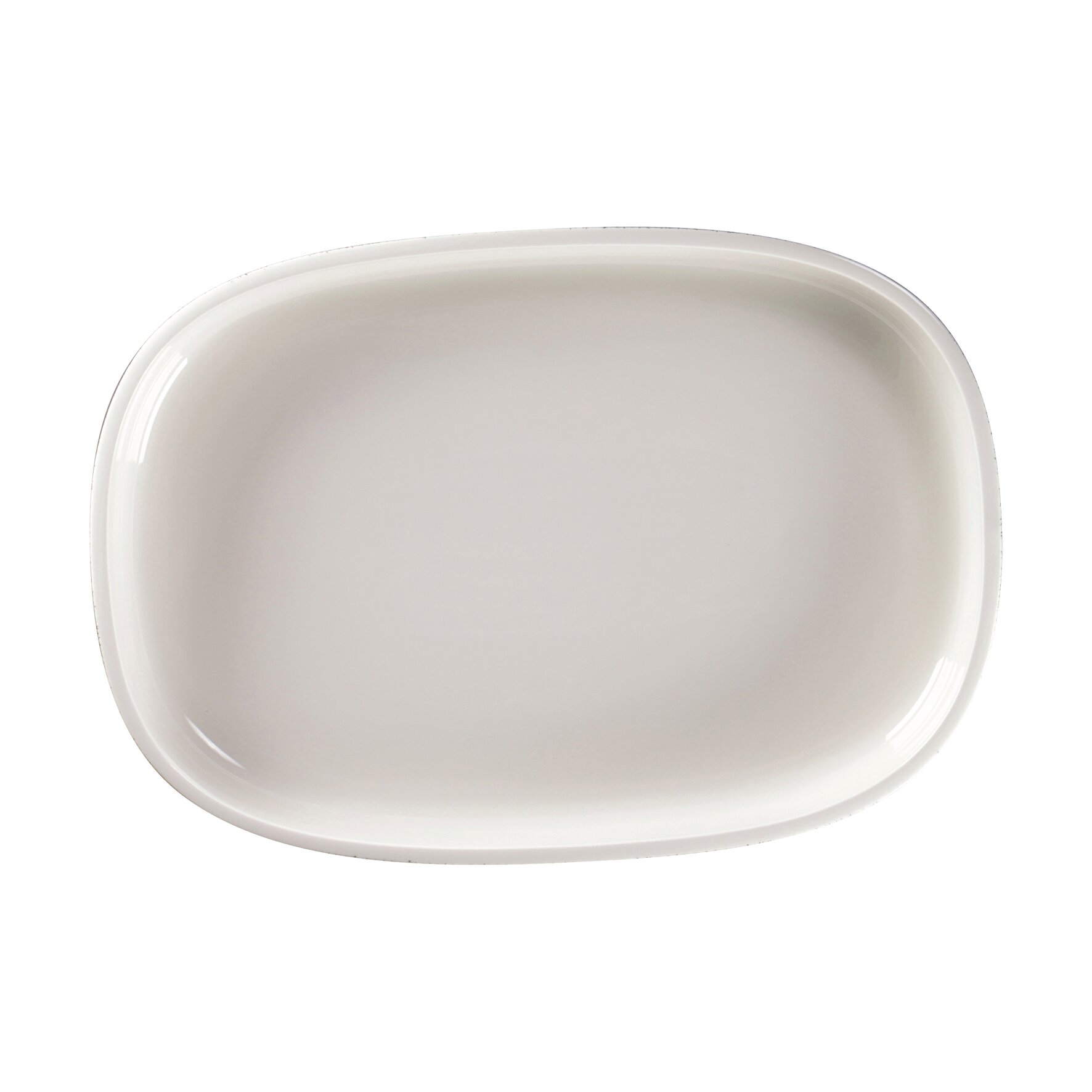 Platte oval tief 332 x 232 mm / 1,95 l dual grey Ease Dual Grey