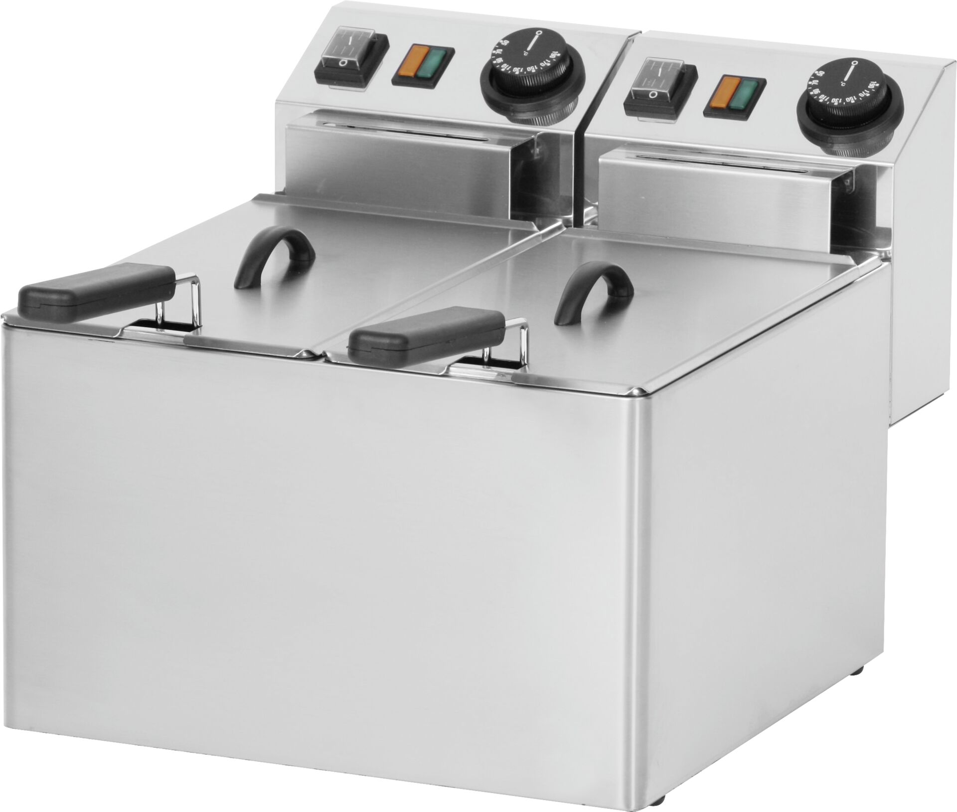 Friteuse inkl. Deckel 2 x 4 l