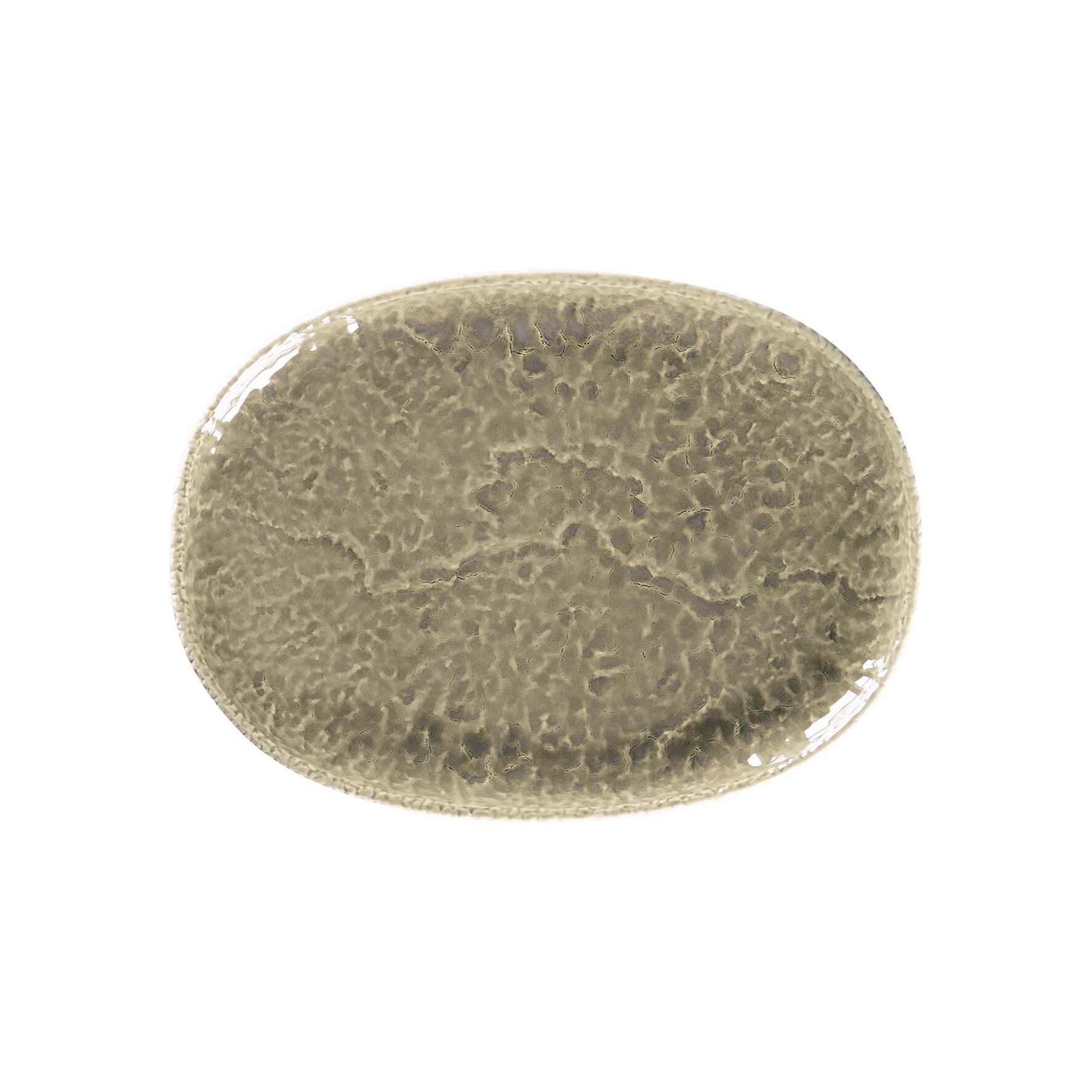 Coupplatte oval 280 x 205 mm Steel grey Krush Steel Grey