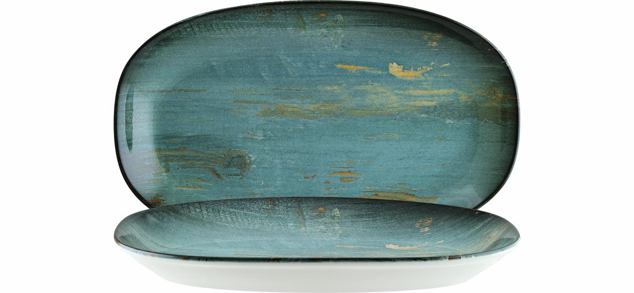 Platte oval Gourmet 238 x 142 mm Madera Mint