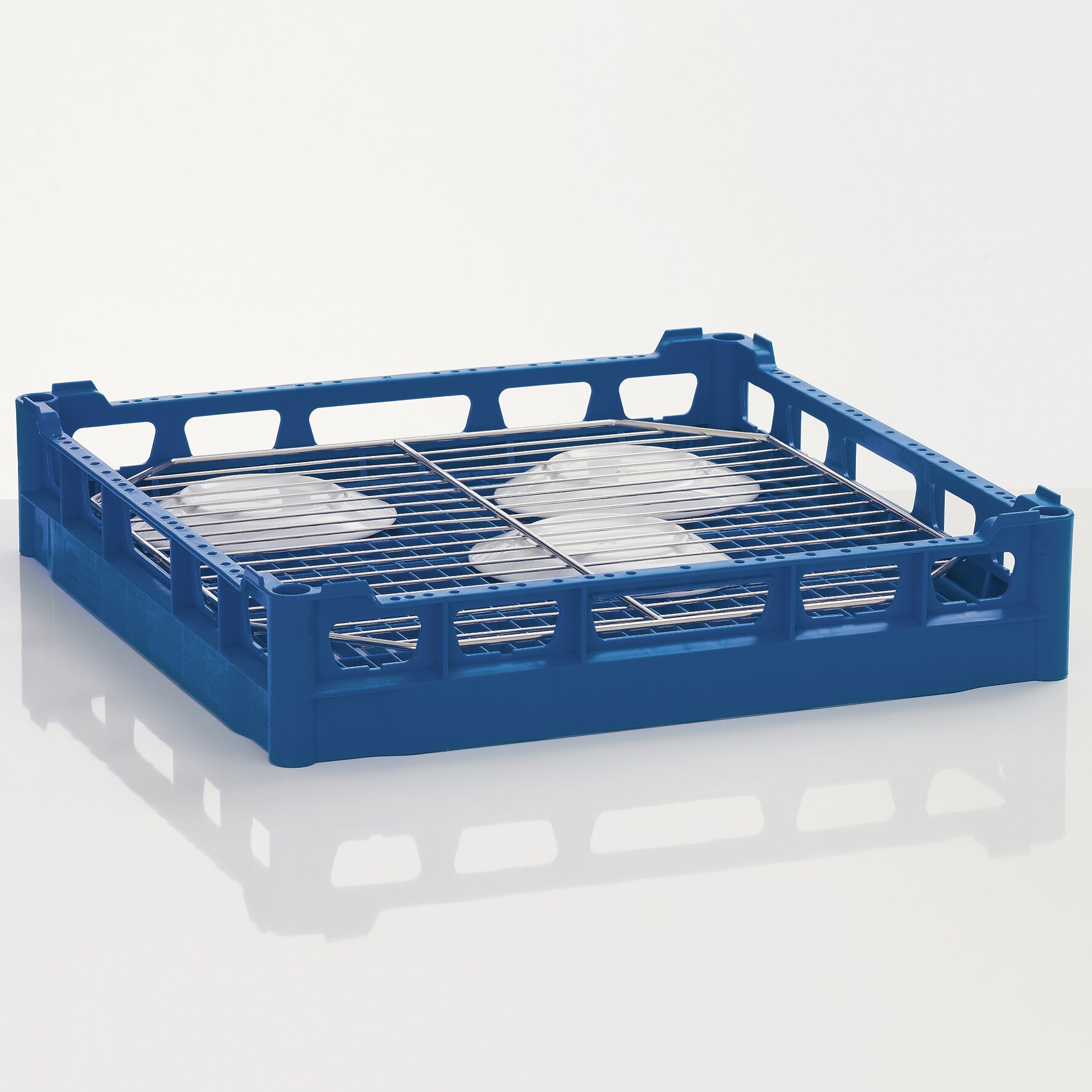 Abdeckgitter Größe L / Edelstahl /  465 x 465 x 6 mm