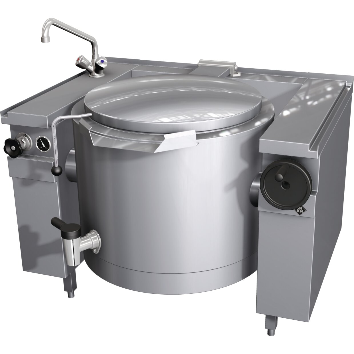 Dampf-Kipp Schnellkochkessel 100,00 l Handkippung / Optima 850