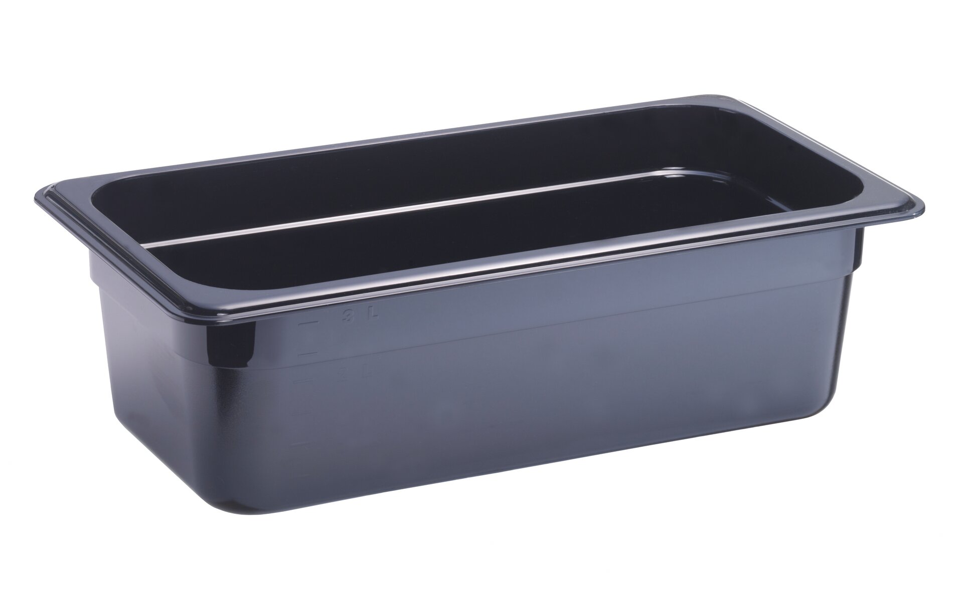 GN-Behälter GN 1/3 325 x 176 x 100 mm Polycarbonat schwarz