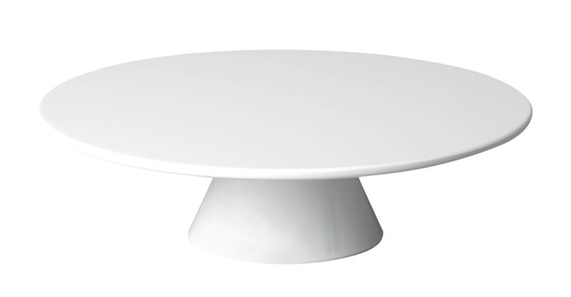 Servier- / Tortenplatte rund 310 x 310 x 80 mm weiß